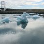 Drive to Kirkjubæjarklaustur - Jokusarlon Glacier Lagoon - Icebergs Stuck in Outlet Channel
