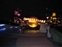 Tomorrowland sign at night