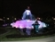 Fountain at Night Pluto Side Blue