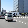 Hakodate - Riot Police Blocking Street