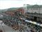 Crowds on the Dock Welcome the Ship